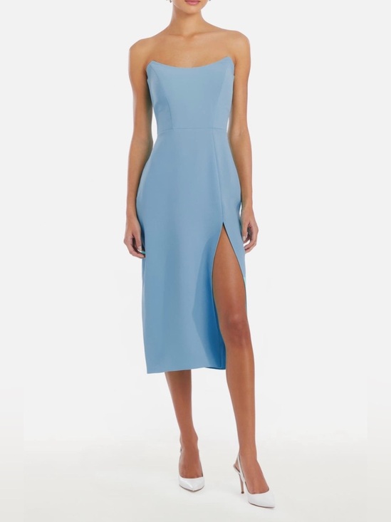 Amanda Uprichard Dresses & Skirts - Amanda Uprichard NWT Chamberlain Strapless Sheath Midi Dress Side Slit Revolve